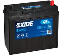 EXIDE Excell EB456 Batterie de Voiture 45Ah 330A