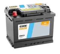 EXIDE Excell EB621 Batterie de Voiture 62Ah 540A