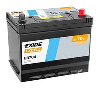 EXIDE Excell EB704 Batterie de Voiture 70Ah 540A