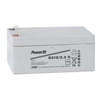 Exide Powerfit S312/3.2S Batterie au plomb 12 V 3200 mAh avec connecteurs de 4,8 mm