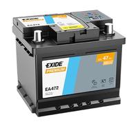 EXIDE Premium EA472 Batterie de Voiture 47Ah 450A