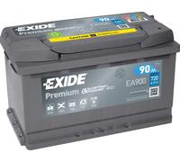 EXIDE Premium EA900 Batterie de Voiture 90Ah 720A | Compatible avec:ALFA ROMEO SPIDER, AUDI A4 B5, A4 B5 Avant, A4 B6, A4 B6 Avant, A4 B6 Cabriolet, A4 B7, A4 B7 Avant