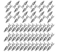 EXIN DECHEN 60 pièces Connecteur Automobile, Connecteur ISO Autoradio Borne Femelle pour Numérotation 50251899 Connecteurs D'injecteur Femelles à Sertir pour Aude VW Golf Skoda Passat Benz BMW