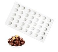 EXIN DEHCEN Moule Silicone Sphère 35 Cavités Ø 2cm - Pour Chocolat, Boules de Glace, Gelée, Bonbons