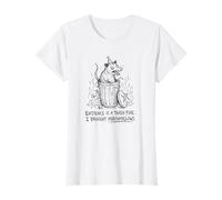 Existence is A Trash Fire Opossum Rat Chaotic Unhinged T-Shirt