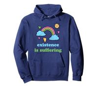 Existence is Suffering Sun Rainbow Apparel Sweat à Capuche