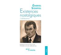 Existences nostalgiques, L'adolescence Vie, pensée et voyage spirituel de Jalal Od-Dîn Rûmî - Gabriel Stempfel - Jets D'encre - broché - Poésie