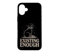 Exister, ça Suffit, Chat Coque pour iPhone 16 Plus