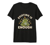 Exister, ça Suffit, méditer, Grenouille T-Shirt Haut de Gamme