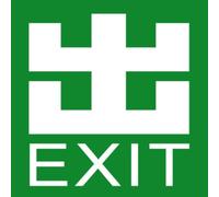 EXIT CHINOIS (15x15cm) - Sticker