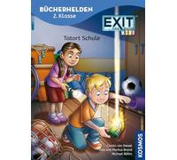 EXIT®-Das Buch. Bücherhelden 2. Klasse, Tatort Schule: Gut lesen können - Erstlesebuch ab 7 Jahren mit spielerischer Lese- und Schreibförderung, spannende Escape-Rätsel mit EXIT®