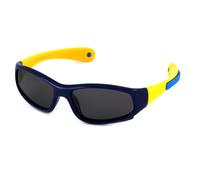 EXIT Enfant OCCH. SOLE BAMB. PLAST. S8110 C.12 BLU-GIALLO/FUMO *3P Lunettes de soleil Plastique Bleu Gris Masque Polarisé