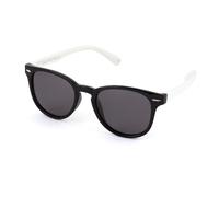 EXIT Enfant OCCH. SOLE BAMB. PLAST. S8223 C.15 NERO LUC.-BIANCO/FUMO *3P Lunettes de soleil Plastique Noir Gris Pantos Polarisé