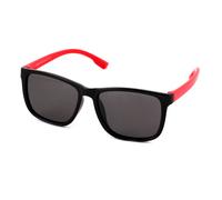 EXIT Enfant OCCH. SOLE BAMB. PLAST. S8224 C.14 NERO LUC.-ROSSO/FUMO *3P Lunettes de soleil Plastique Noir Gris Enveloppant Polarisé