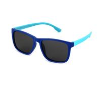 EXIT Enfant OCCH. SOLE BAMB. PLAST. S8224 C.28 BLU-AZZURRO/FUMO *3P Lunettes de soleil Plastique Bleu Gris Enveloppant Polarisé