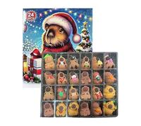 EXIT - Le calendrier de l'Avent jouet 2025-2025 - 2025 - Figurines Capybara 3D - 24 pièces - Jolie figurine de Noël - Décoration pour et filles - Idée cadeau pour