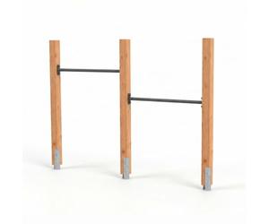 EXIT Linea 85 barre fixe double en bois