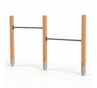 EXIT Linea Robust 110 barre fixe double en bois