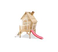 EXIT Maisonnette en bois avec toboggan Fantasia 300 (crème)