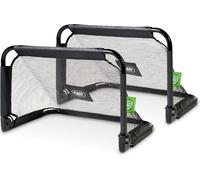 EXIT Pico but de football en acier 90x60cm (set de 2) - noir