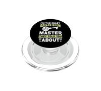 Exit Room I'm The Crazy Escape Room Master Citation Group Games PopSockets PopGrip pour MagSafe