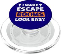 Exit Room Quote I Make Escape Rooms Look Easy Jeu de Groupe PopSockets PopGrip pour MagSafe