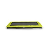 EXIT Silhouette Trampoline Sportive 214x305cm - Enterré - Trampoline Enterrée - Rectangulaire - Vert