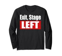 Exit, Stage Left Instructions Amusantes Manche Longue