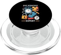 Exit Strategy Expert Exit Game Escape Room PopSockets PopGrip pour MagSafe
