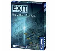 Thames & Kosmos - EXIT: The Sunken Treasure - Level: 2/5 - Unique Escape Room Game - 1-4 Players - Puzzle Solving Strategy Board Games for Adults & Kids, Ages 12+ - 694050