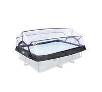 EXIT Dôme de piscine Eco Pool Dome ECO 220×150 cm Transparent Pliable Sangle incluse