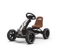 EXIT Toys Kart à Pédales Dès 2 Ans avec Pneus EVA et Siège Réglable - Go-Kart Enfant - Essieu Oscillant pour Stabilité - Foxy Espresso - Noir