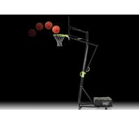 Panneau de basket mobile à roulettes avec cercle dunk Galaxy - vert/noir