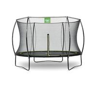 EXIT Toys Silhouette Trampoline - 3 m - Trampoline d'extérieur rond pour tout-petits et enfants - Comprend un filet de sécurité et un système de sécurité pour les pieds - Prix compétitif - Entrée sûre