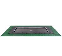 Exit Toys Trampoline enterré rectangulaire Dynamic avec dalles de sécurité Freezone - 10.82.84.00
