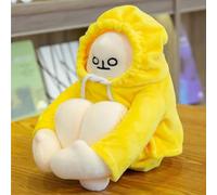 EXITV Midlife Crisis Bob Toy, midlifecrisisbob, Banana Man Doll Plush, Midlife Crisis Bob Plush, Banana Man Doll with Magnet, Unconditional Companion-Yellow||18cm