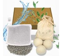 EXKITCH® Lessive Écologique Réutilisable 2-en-1 - Sachet Lavage + Stick Détachant Artisanal - 350 Lavages - 1 AN - Zéro Déchet, Bébé & Peaux Sensibles - Nouvelle Version