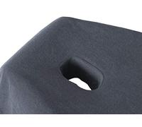 Exklusiv Heimtextil de Massage Drap Housse en éponge avec Nez Fente Marque, Tissu éponge, Anthracite, 70-80x190-200 cm