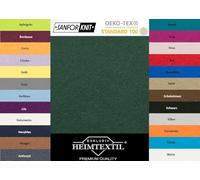 EXKLUSIV HEIMTEXTIL Drap-housse en jersey de qualité supérieure - 200 x 220 cm - Vert foncé