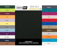 EXKLUSIV HEIMTEXTIL Drap housse en jersey noir 60 x 120-70 x 140 cm