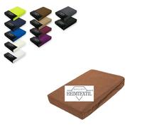 EXKLUSIV HEIMTEXTIL Drap-housse en tissu éponge - Marque : 70 x 140 cm - 80 % coton, 20 % polyester - Certifié Öko-Tex - Qualité de marque - Hauteur du matelas jusqu'à 10 cm - Nougat