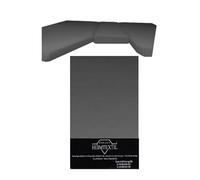 EXKLUSIV HEIMTEXTIL Drap-housse en tissu éponge pour camping-car, 3 pièces, 2 lits longitudinaux + 1 partie centrale 80 % coton, 20 % polyester certifié Öko-Tex - Qualité de marque, hauteur 20 cm,