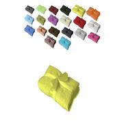 EXKLUSIV HEIMTEXTIL - Ensemble de serviettes avec nœud - Marque de tapis de bain 1 pièce 50 x 80 cm Jaune