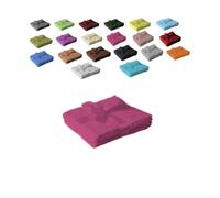 EXKLUSIV HEIMTEXTIL - Ensemble de serviettes avec nœud - Marque - Lot de 4 essuie-mains 30 x 30 cm - Rose