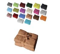 EXKLUSIV HEIMTEXTIL - Ensemble de serviettes de toilette avec nœud - Marque de coussins de sièges et de chaises longues de jardin, sable, Duschtuch 2er Set 70 x 140 cm