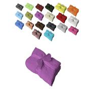 EXKLUSIV HEIMTEXTIL - Ensemble de serviettes de toilette avec nœud - Marque de coussins de sièges et de chaises longues de jardin, Toile, lilas, Badvorleger 1 Stück 50 x 80 cm