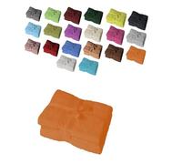 EXKLUSIV HEIMTEXTIL - Ensemble de serviettes de toilette avec nœud - Marque de coussins de sièges et de chaises longues de jardin, terracotta, Badetuch 2er Set 100 x 150 cm