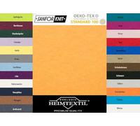 EXKLUSIV HEIMTEXTIL Marque - Drap-housse en jersey - 90-100 x 200 cm - 100 % coton - Certifié Öko-Tex - Qualité de marque - Hauteur du matelas jusqu'à 25 cm - Curry