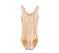 EXKURPOO Body Gainant Corset amincissant for femme, sous-vêtement sculptant et gainant(Beige,XS-S)