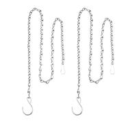 EXKURPOO Chaine de Panier Suspendu Chaînes de Suspension for Pots de Fleurs, paniers, mangeoires à Oiseaux, jardinières, lanternes, Ornements, suspensions for Plantes(Y5GA5AC403164-S-90)